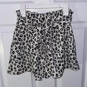 Altar’d State cheetah print shorts with a tie in the front
